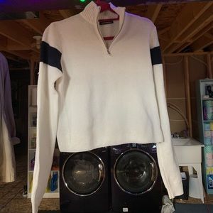 Blue and white Brandy sweater
